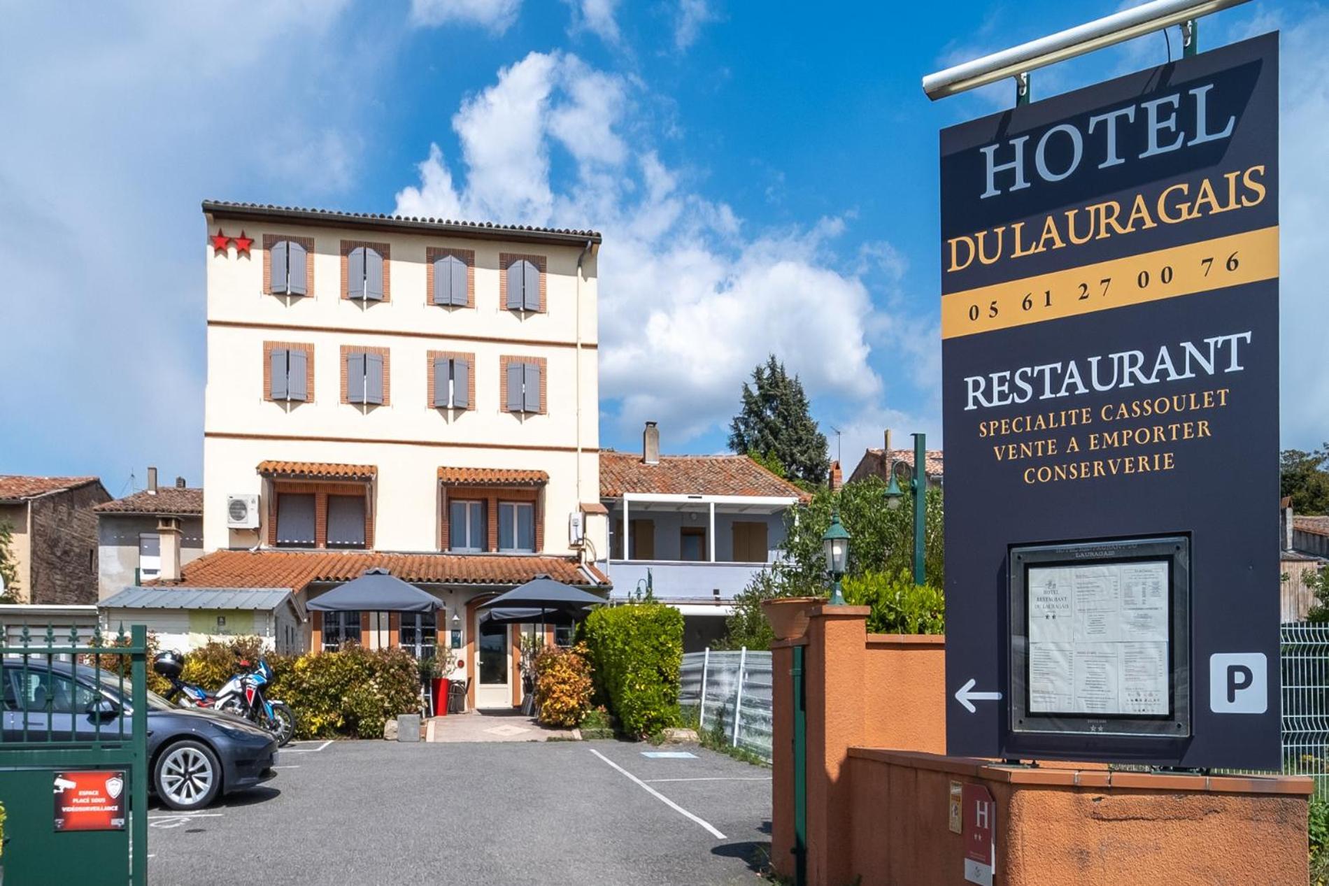 Hotel Restaurant Du Lauragais Logis De France Вильфранш-де-Лораге Экстерьер фото
